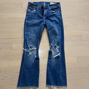 Rag and Bone Crop Flare Jeans Size 27